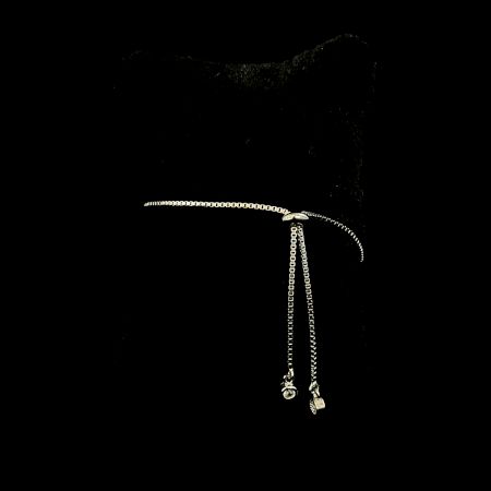 Evil Eye Floral 92.5 Sterling Silver Flexi Bracelet